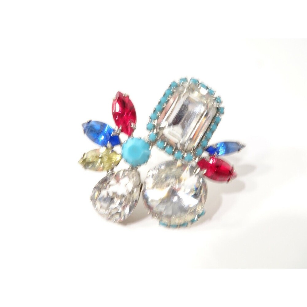 JOOMI LIM Women's Pretty Bijoux Ring Sz 6 NWOT 188 Multi red